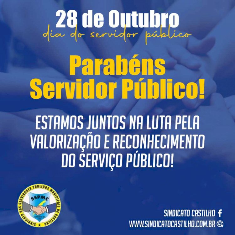 Homenagem ao Dia do Servidor Pùblico - 28 de Outubro